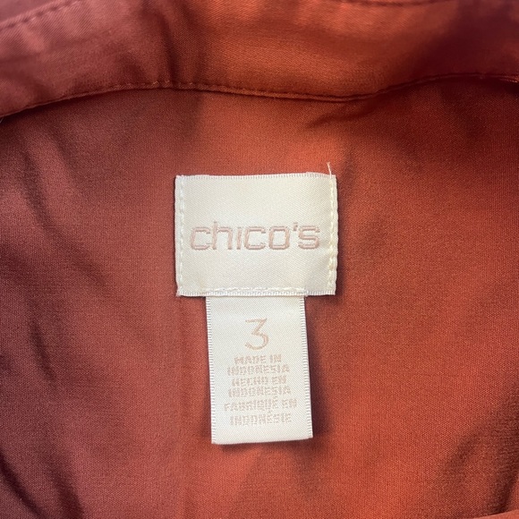 Chico’s button down shirt r47-27 - Picture 2 of 3